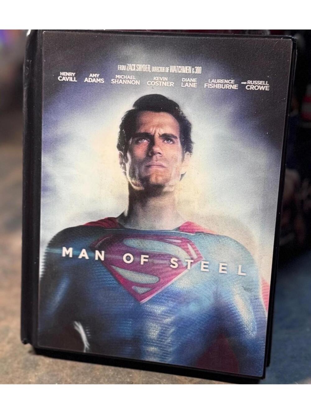 Man of Steel (Blu-Ray DVD 2013, 3-Disc Set) Target Exclusive Lenticular Digibook